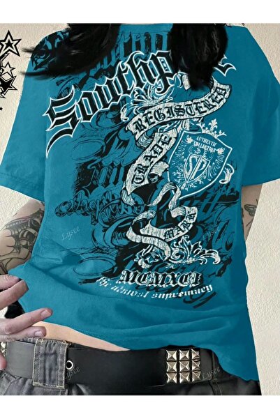 Köstebek Μπλε Southpole Καθημερινό Unisex Μπλουζάκι