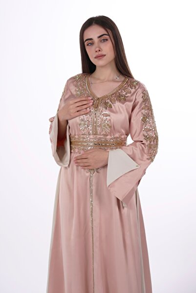 al bent al sharqieh women satin jalabiya dress