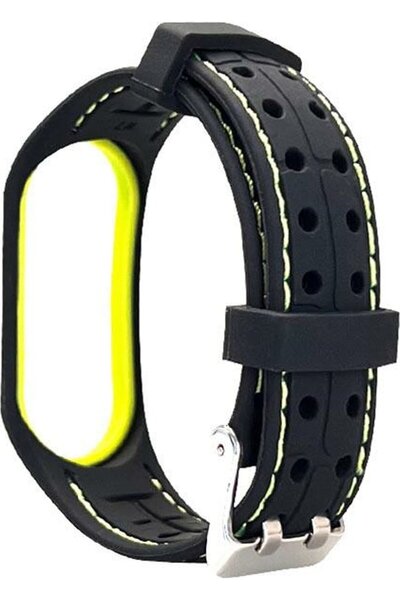 Beline Curea Mi Band 7 Smart negru/verde lime/negru/verde lime