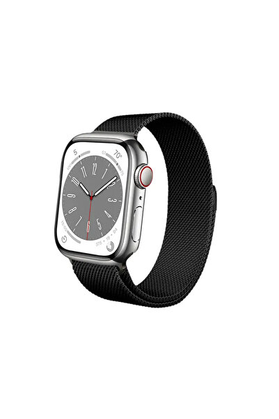 Crong Milano Steel - Curea din oțel inoxidabil pentru Apple Watch 38/40mm (Ne...
