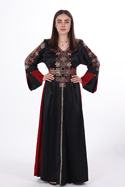 al bent al sharqieh women satin jalabiya dress