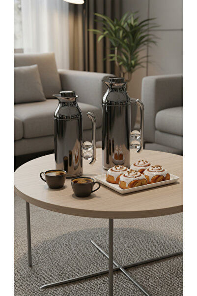 Generic 1 liter/750ml tea and coffee thermos set