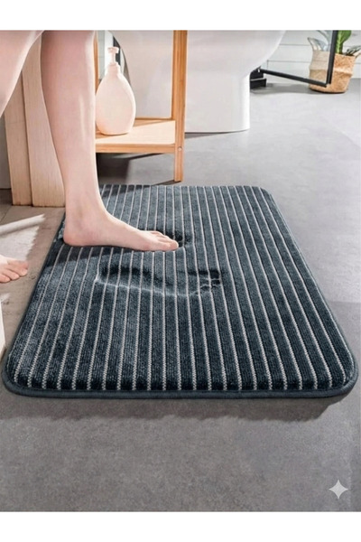 new colourse Αντιολισθητική βάση, Μονόχωρο μπάνιο 40x60 εκ., Χαλάκι νιπτήρα