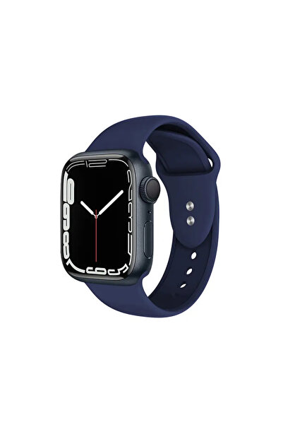 Crong Curea din silicon lichid pentru Apple Watch 42/44/45/49 mm (albastru ma...