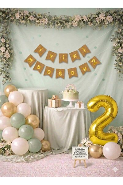 ÇITIPITISTORE Σετ μπαλονιών για γιορτή γενεθλίων με 20 μπαλόνια, πανό kraft κ...