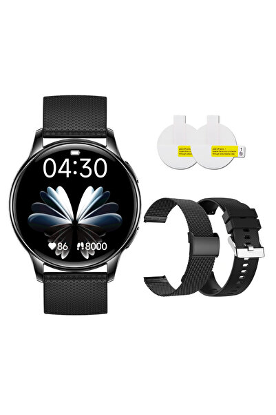 Lumaudio Callix Έξυπνο ρολόι, διάρκεια μπαταρίας 10 ημερών, Αδιάβροχο, 2 λουρ...