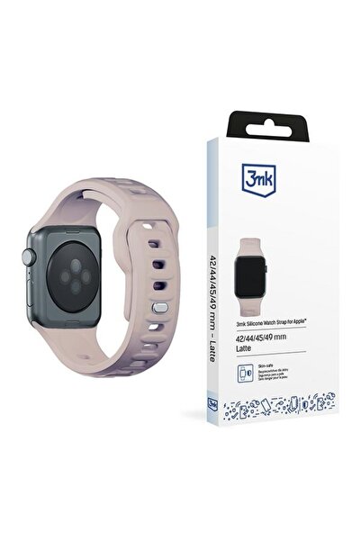3MK Curea de ceas din silicon pentru ceasul inteligent Apple Watch 42/44/45/4...
