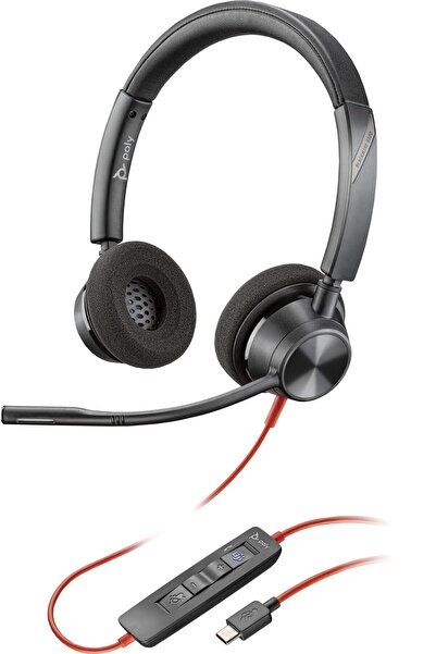 HP Blackwire 3320 Căști USB-C certificate pentru Microsoft Teams