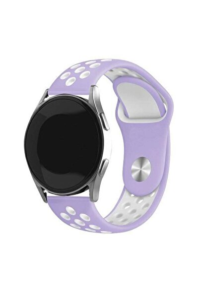 Beline Curea de ceas 22mm Sport din silicon violet/alb, cutie violet/albă