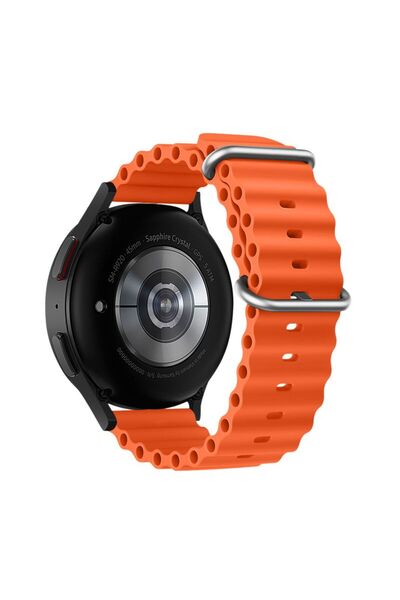 Forcell F-DESIGN FS01 curea pentru Samsung Watch 22mm portocaliu