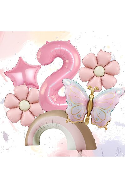 ÇITIPITISTORE Μπαλόνια για την εορτασμό των γενεθλίων με πεταλούδες, ουράνιο ...
