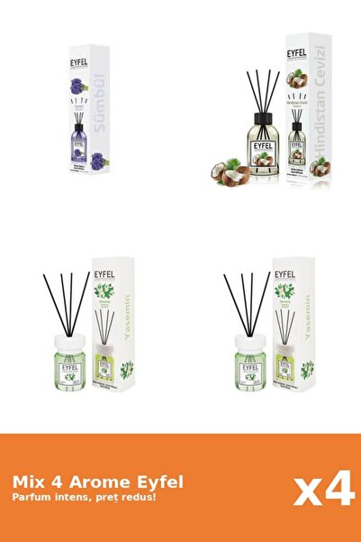 Eyfel Set 4 Mix Eyfel: 2x Iasomie, 1x Nuca De Cocos, 1x Zambile