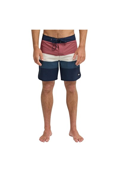 Quiksilver SURFSILK SCALLOP BOARDSHORTS 18 ΣΚΟΥΡΟ ΝΑΥΤΙΚΟ ΜΠΛΕ WORDBLOCK 30
