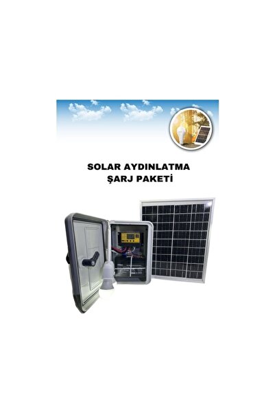 BataryaBank Taşınabilir Solar Sistem 3 Adet Lamba Aynı Anda Yanar Hızlı Telef...