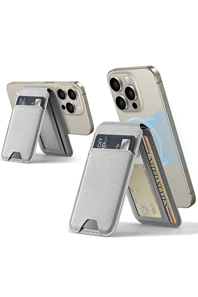 ESR MagSafe Πορτοφόλι από Vegan Δέρμα με Αναδιπλούμενη Βάση, Ανοιχτό Ταμπά