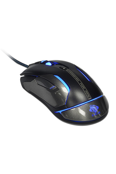E-BLUE Auroza FPS 8200DPI Laser 6 butoane USB cu fir Negru Iluminare de funda...