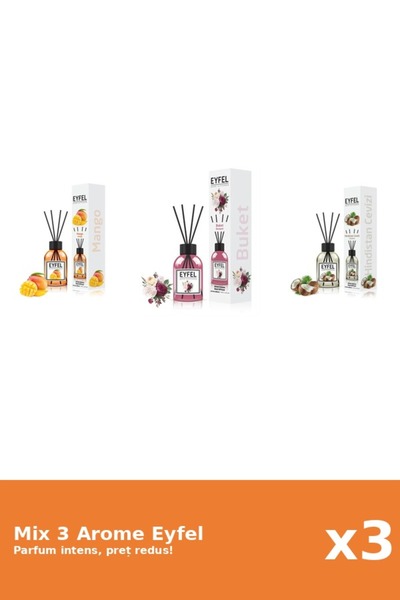 Eyfel Set 3 Mix Eyfel: 1x Bouquet, 1x Mango, 1x Nuca De Cocos