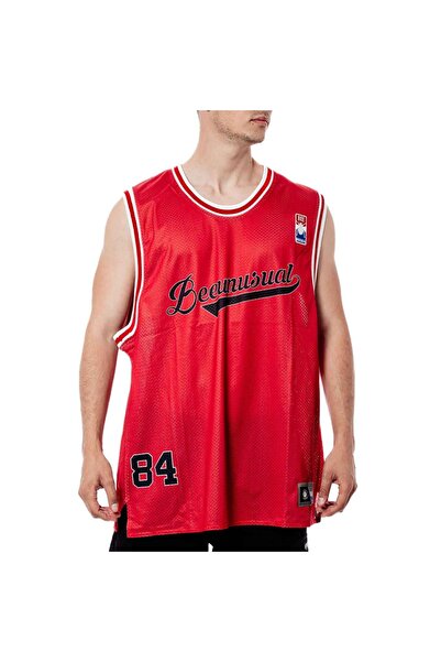 BEE UNUSUAL ΔΙΧΤΥΩΤΟ ΦΑΝΕΛΑΚΙ ΚΟΚΚΙΝΟ XXL