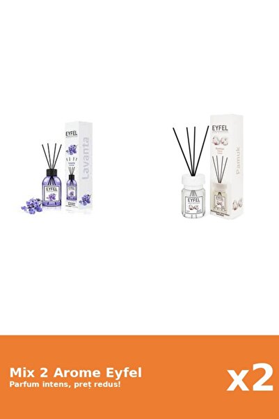 Eyfel Set 2 Mix Eyfel: 1x Bumbac, 1x Lavanda