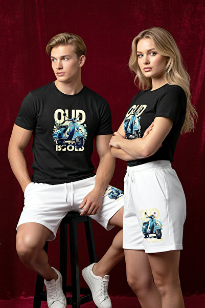 MODEX STYLE Premium 100% Cotton Men's Retro Motor Printed Black T-Shirt White...