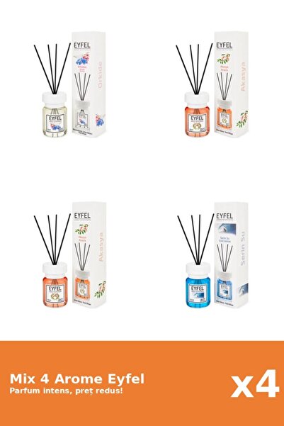 Eyfel Set 4 Mix Eyfel: 2x Acacia, 1x Cool Water, 1x Orhidee