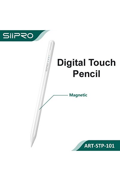 SiPro Siipro Digital Touch iPad Pencil with Magnetic Attachment White (STP-101)