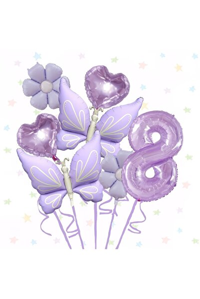 ÇITIPITISTORE Σετ γιορτής γενεθλίων με μπαλόνια από αλουμινόχαρτο σε σχήμα λι...