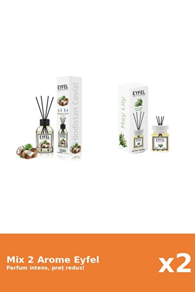 Eyfel Set 2 Mix Eyfel: 1x Lacramioare, 1x Nuca De Cocos