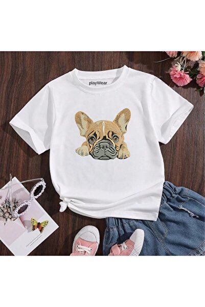 playwear Παιδικό unisex μπλουζάκι Pug Doge με στάμπα, 100% βαμβάκι, με λαιμόκ...