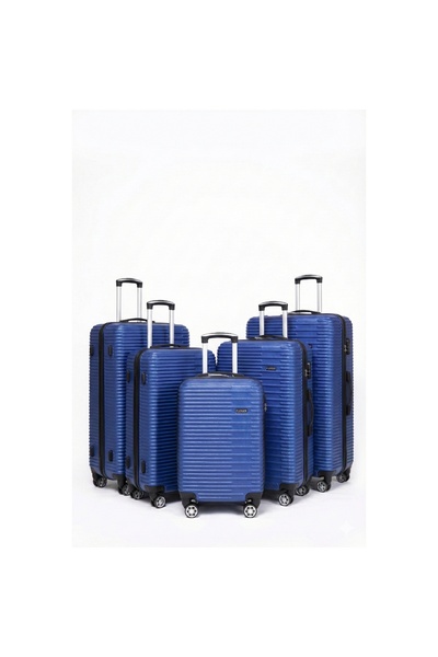 Flieger Luggage 5PCS Luggage Set Travel Suitcase Set Hard Shell Spinner Carry...