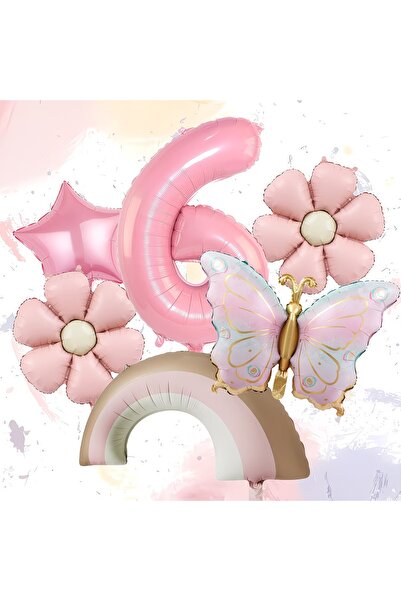 ÇITIPITISTORE Μπαλόνια για την εορτασμό των γενεθλίων με πεταλούδες, ουράνιο ...