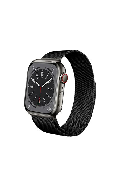 Crong Milano Steel - Curea din oțel inoxidabil pentru Apple Watch 42/44mm (Ne...