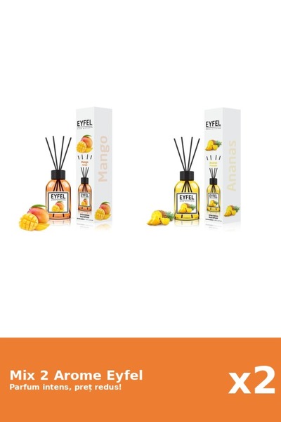 Eyfel Set 2 Mix Eyfel: 1x Ananas, 1x Mango