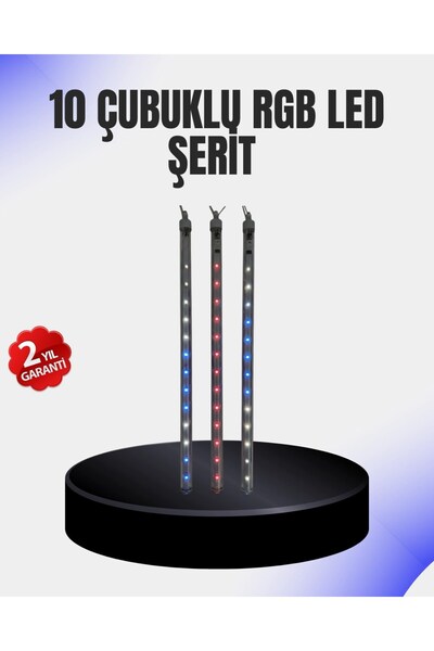 NW NessiWorld مجموعة من 10 أضواء LED مزخرفة على شكل شريط