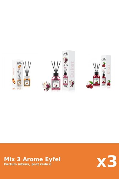 Eyfel Set 3 Mix Eyfel: 1x Bouquet, 1x Cirese, 1x Piersica