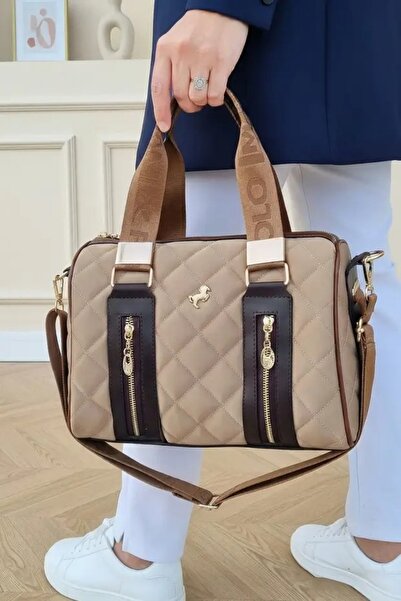 ALTUNORDU AVM Women's Kaptione Patterned Cylinder Model Long Cross Strap Hand...