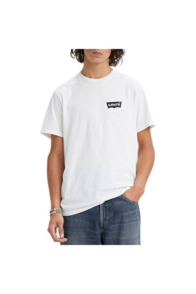 Levis Γραφικό μπλουζάκι με στρογγυλή λαιμόκοψη, λευκό, L