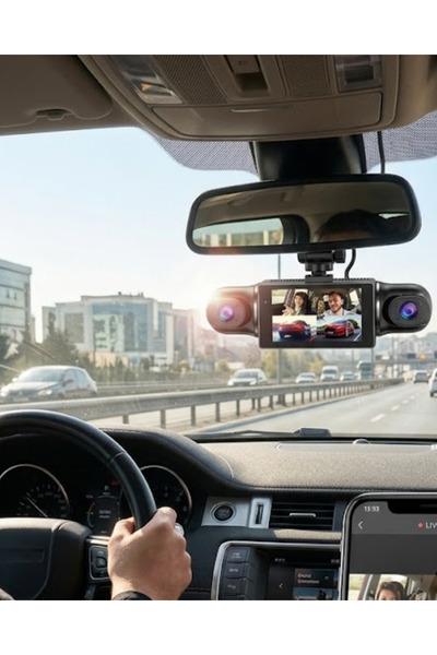Lisinya 1080P Araç Kamerası Mobil Uygulama Bağlantılı G Sensörlü Güvenlik Sis...