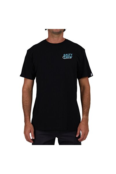 Salty Crew HOOK UP ΚΛΑΣΙΚΟ ΑΜΑΝΙΚΟ ΜΠΛΟΥΖΑΚΙ ΜΑΥΡΟ Μ