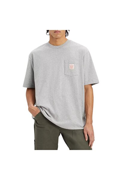 Levis Μπλουζάκι εργασίας μεσαίου απόχρωσης γκρι μελανζέ XL