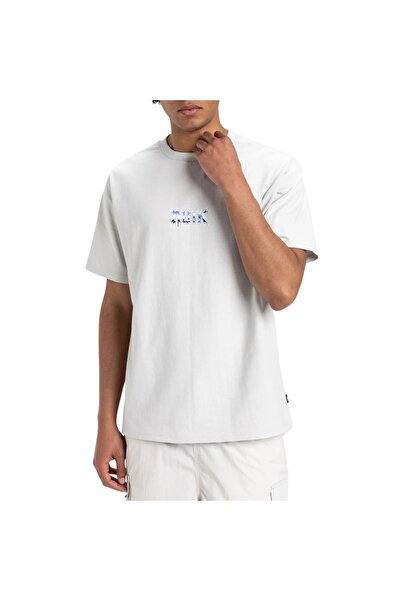 Quiksilver ΜΕΡΚΟΥΡΙΟΥ ΧΡΩΜΙΟ ΚΕΡΑΙΑΣ Τ-ΣΙΡΤ ΛΟΥΝΑΡ ΡΟΚ Μ