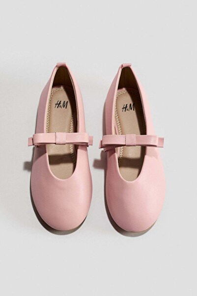 H&M Appliquéd ballet pumps
