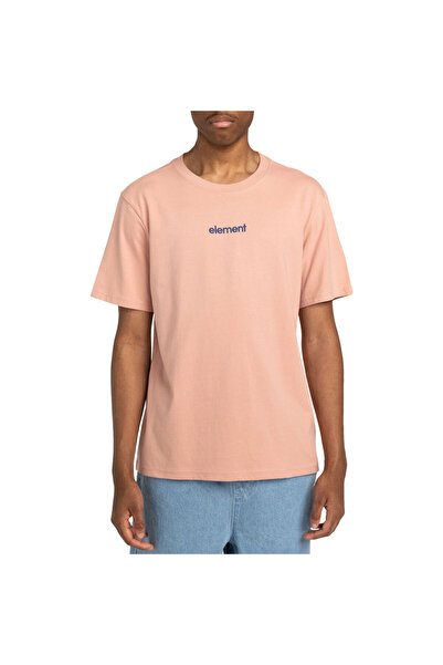 Element Απλό μπλουζάκι με λογότυπο, ροζ απόχρωσης, μέγεθος M
