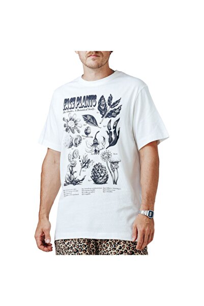 The Dudes FACEPLANT ΕΠΟΧΙΑΚΟ ΚΛΑΣΙΚΟ T-SHIRT ΕΚΡΑΤΟΥΜΕΝΟ ΛΕΥΚΟ Μ