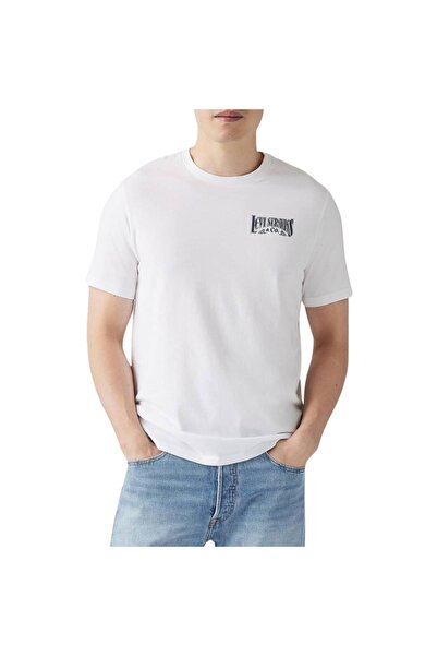 Levis ΓΡΑΦΙΚΟ ΜΠΛΟΥΖΑΚΙ ΜΕ ΣΤΡΟΓΓΥΛΗ ΛΑΙΜΑΡΙΑ ΛΕΥΚΟ/ΑΣΗΜΙ ΕΜΠΝΕΥΣΜΕΝΟ ΑΠΟ ΤΗ ...