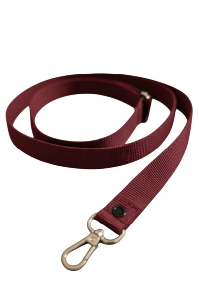 Bordo Boyu Ayarlanabilir 2cm En Dar Kolon Nikel Toka Çanta Sapı Askısı 120 Cm