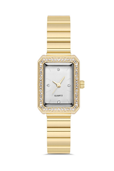 Ticarto Women's Rectangular Stone Wristwatch Tctsr008606S0574