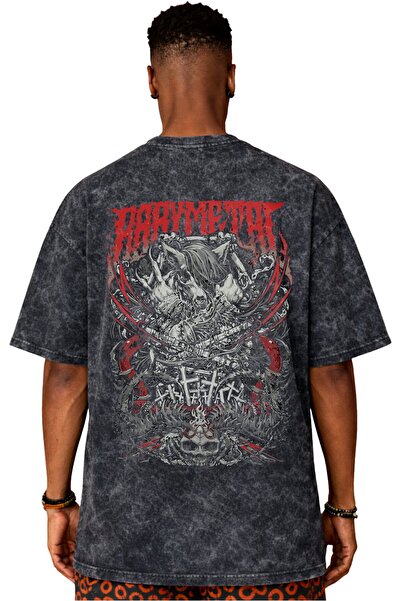 SEVBANO Design BabyMetal Rock Metal Music Band Tricou unisex oversize cu impr...