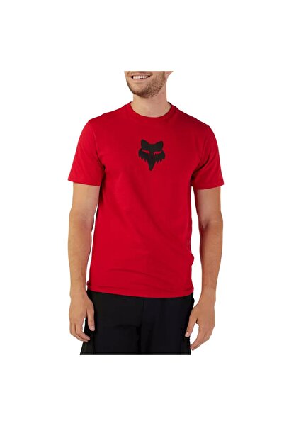 FOX Racing ΦΟΞ ΧΕΝΤ ΠΡΕΜΙΟΥΜ ΜΠΛΟΥΖΑΚΙ ΚΟΡΥΦΑΙΑΣ ΠΟΙΟΤΗΤΑΣ ΚΟΚΚΙΝΟ ΦΛΟΓΑΣ Λ