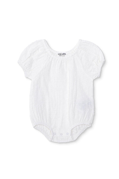 ebebek Hello Baby HelloBaby Kız Bebek Body Çıtçıtlı Bisiklet Yaka Kısa Kol
